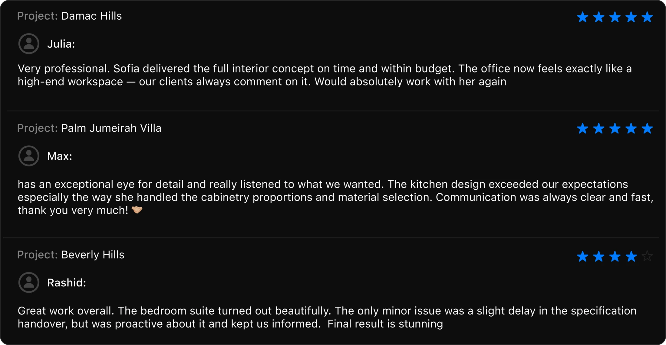 Cady professional reviews