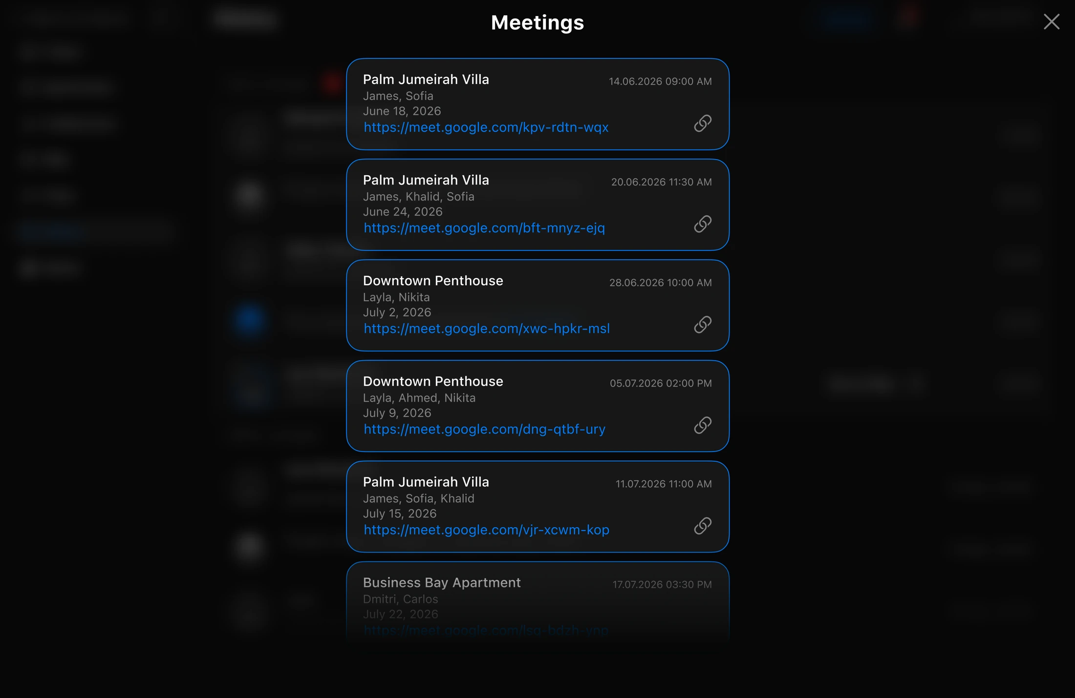 Cady meetings